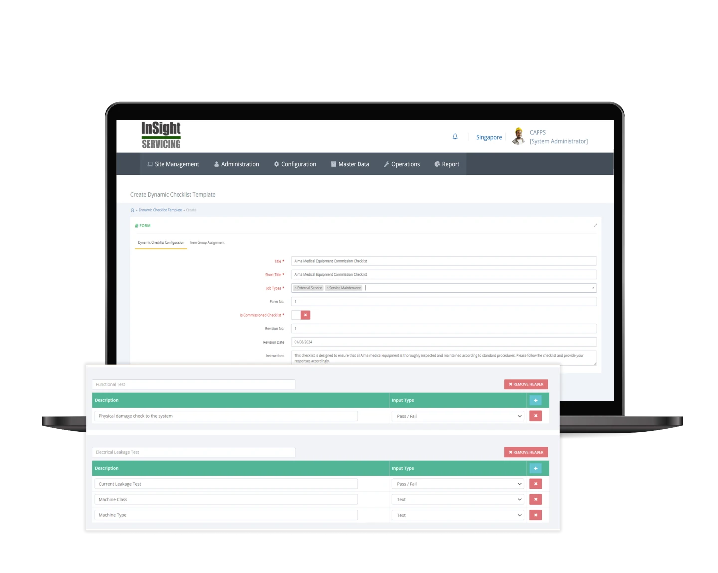 Dynamic Checklist