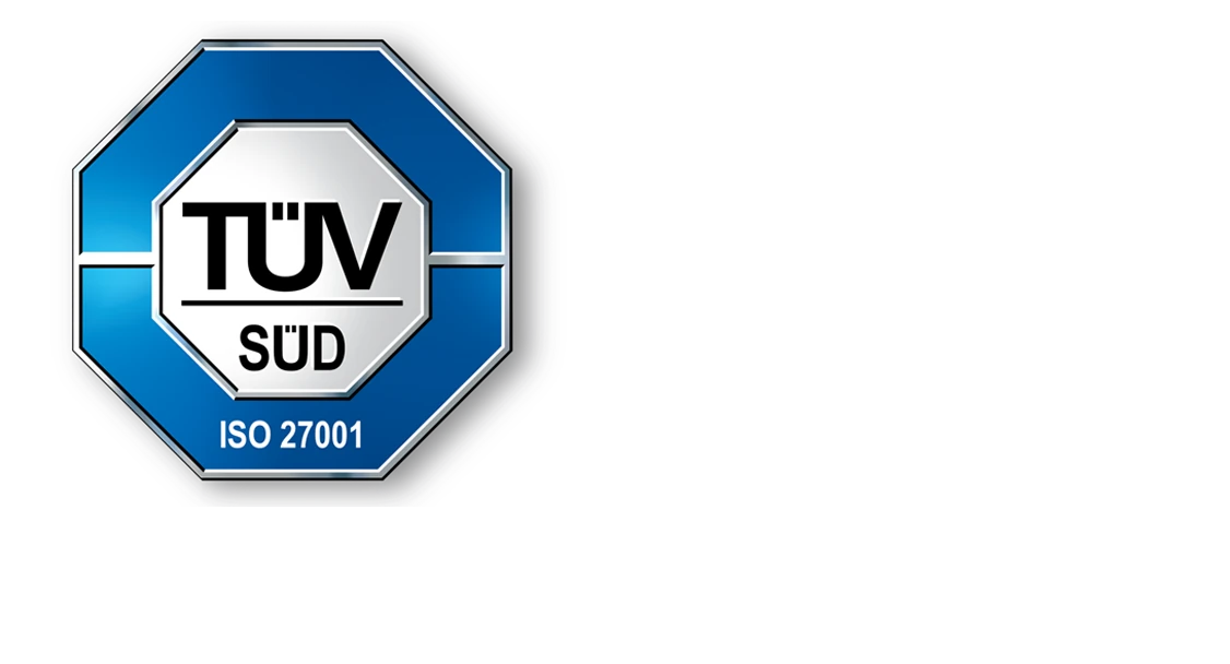 TÜV SÜD ISO/IEC 27001:2022 certification mark